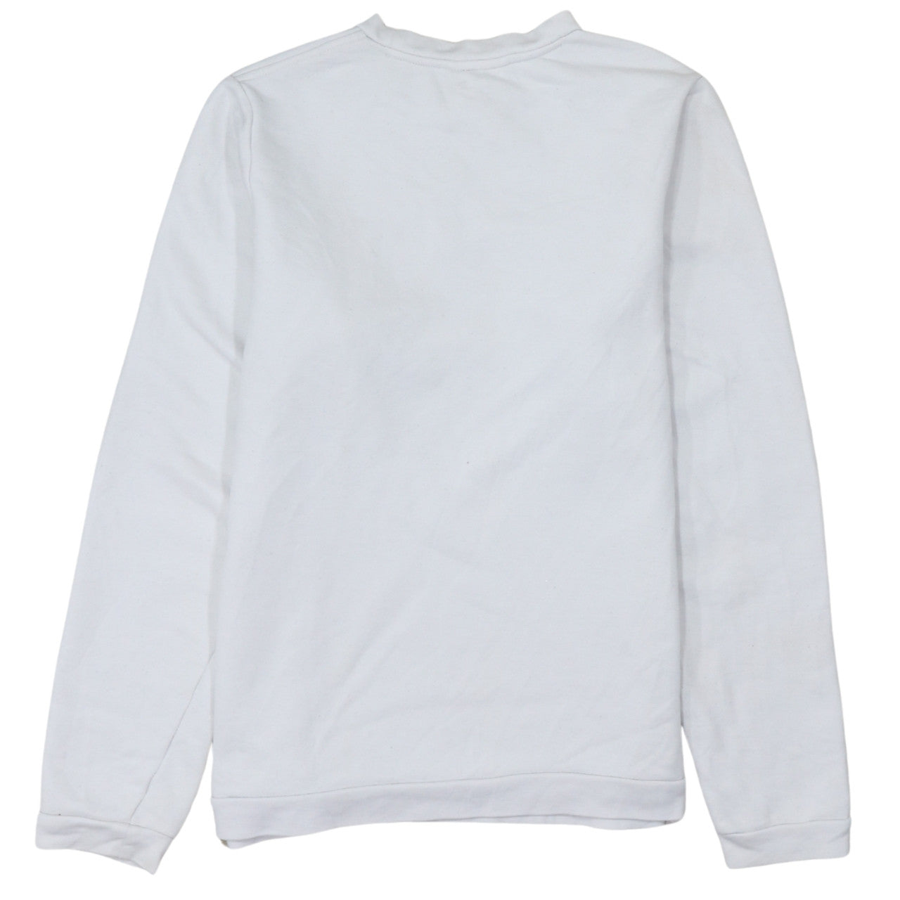 Lacoste Boys White 14 Years Crew Neck Long Sleeve Sweatshirt