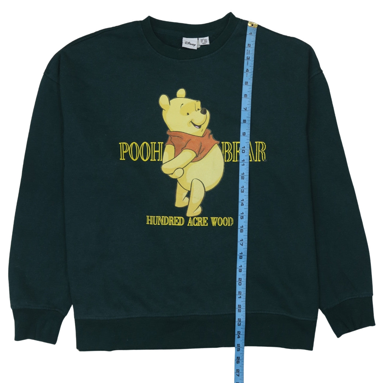 Disney Winnie the Pooh Women's Green Pullover Sweatshirt L 14/16