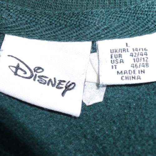 Disney Winnie the Pooh Women's Green Pullover Sweatshirt L 14/16