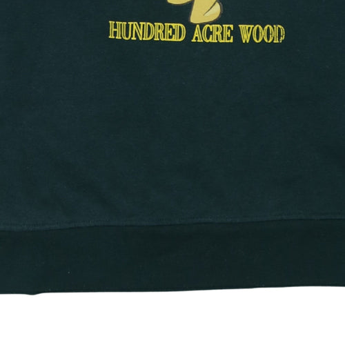Disney Winnie the Pooh Women's Green Pullover Sweatshirt L 14/16