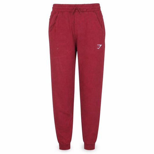Gymshark Women's Red Jogger Sweatpants Size S Viscose Blend Activewear