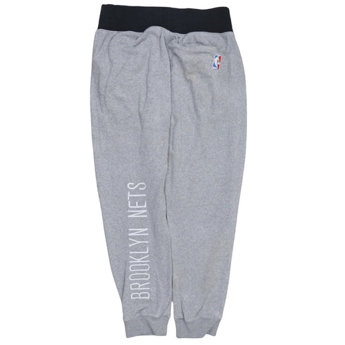 Adidas Women's Grey Jogger Sweatpants M Brooklyn Nets Activewear