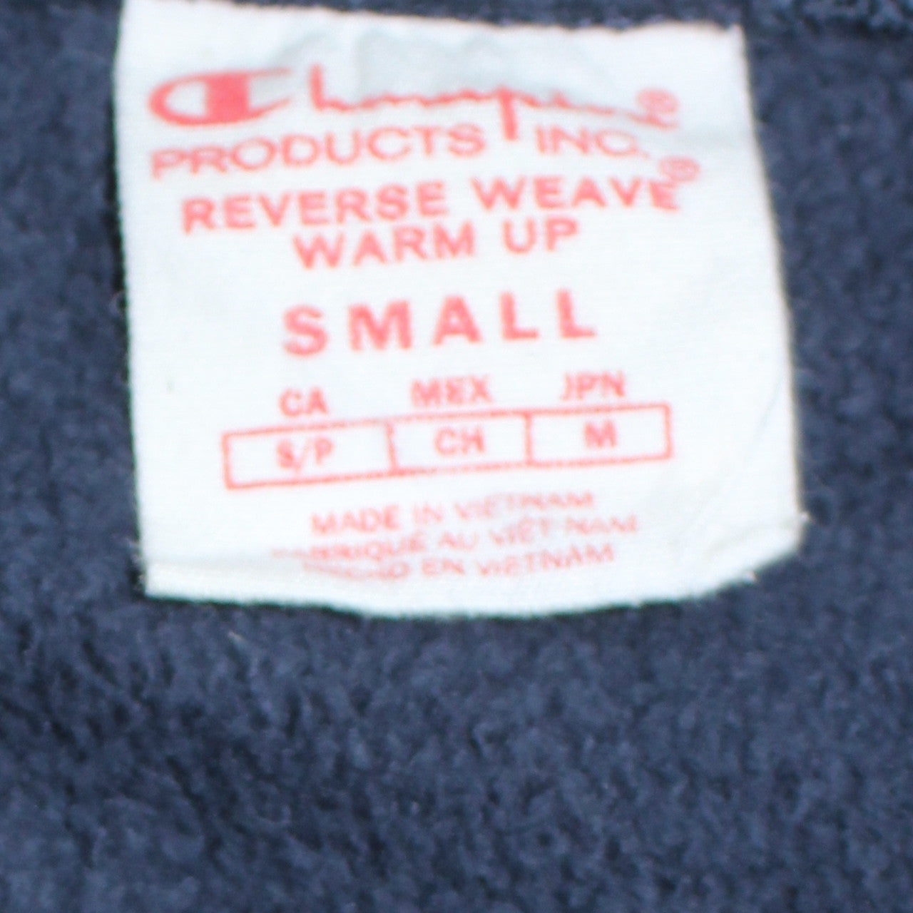 Champion Men's Blue Small Reverse Weave Crew Neck Sweatshirt