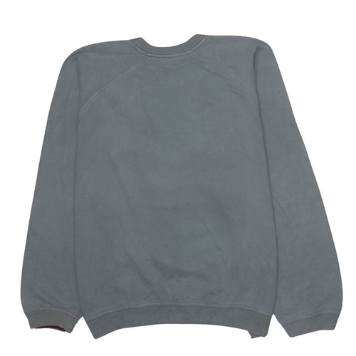 Puma Men's Grey Crew Neck Logo Sweatshirt Size L