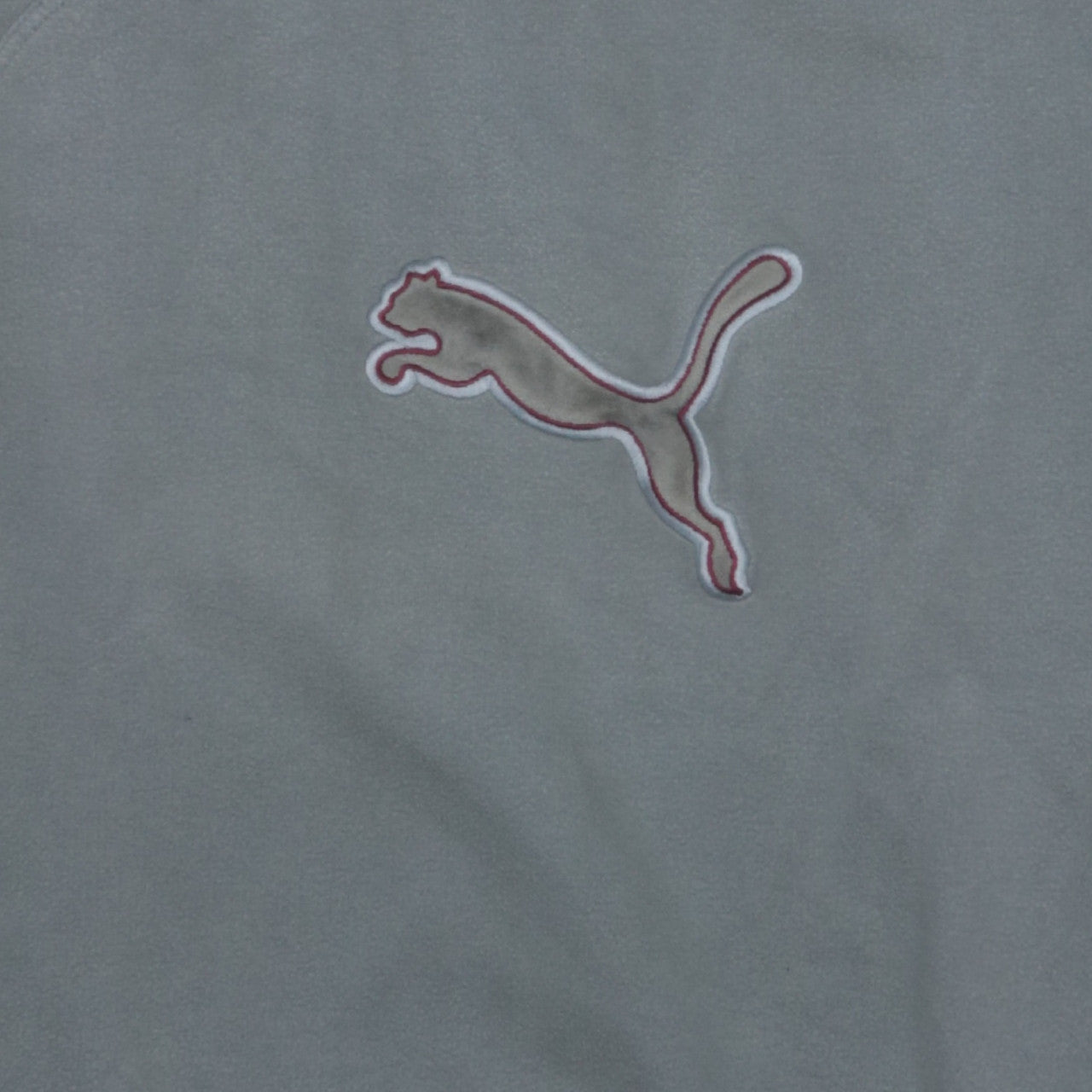 Puma Men's Grey Crew Neck Logo Sweatshirt Size L