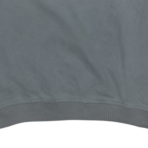 Puma Men's Grey Crew Neck Logo Sweatshirt Size L