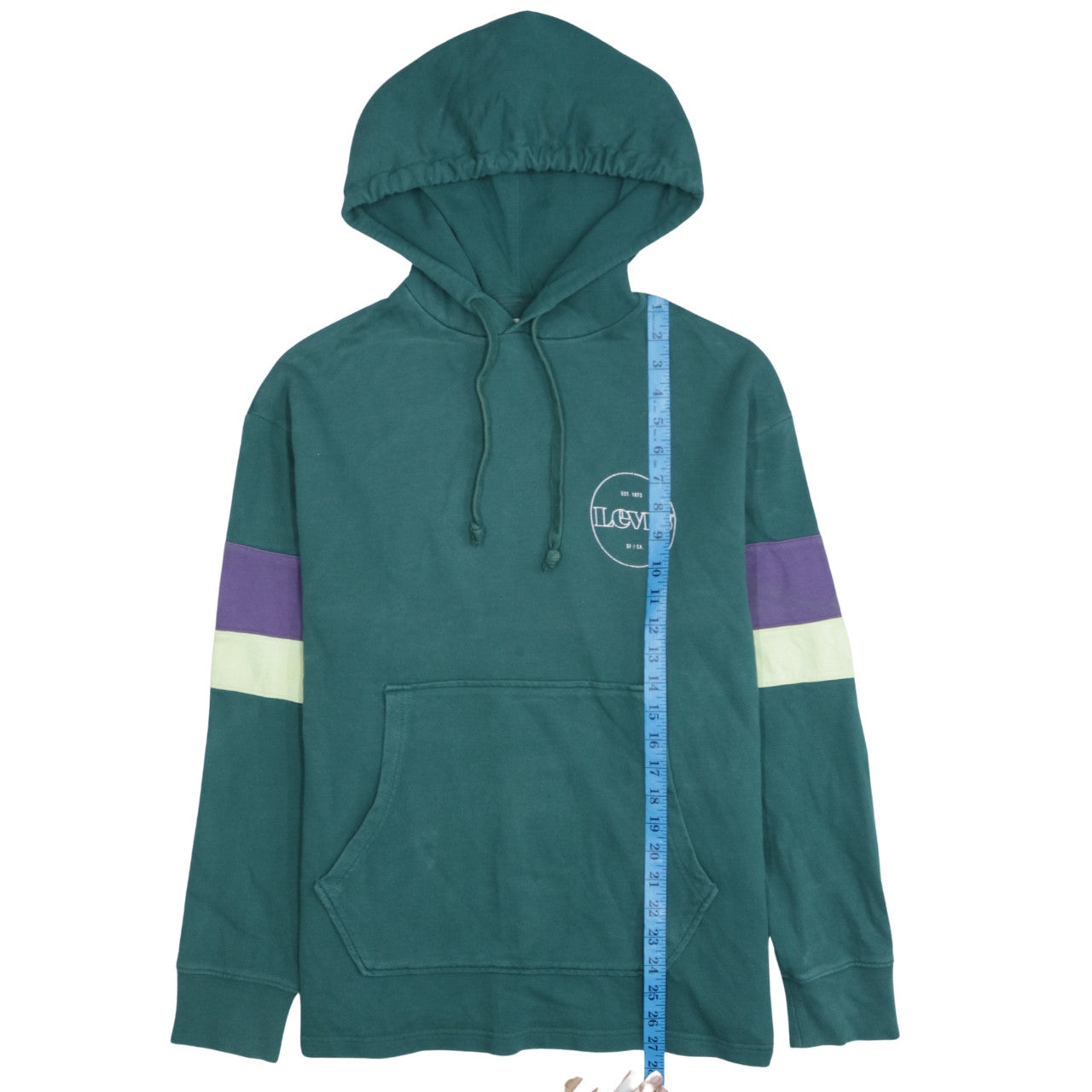 Levi's Men's Green Pullover Relaxed Fit Hoodie Size S