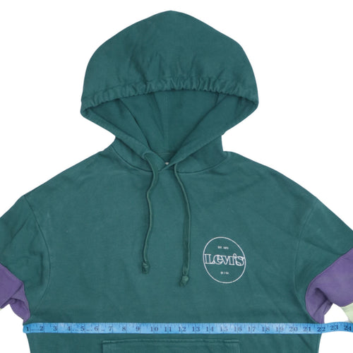 Levi's Men's Green Pullover Relaxed Fit Hoodie Size S