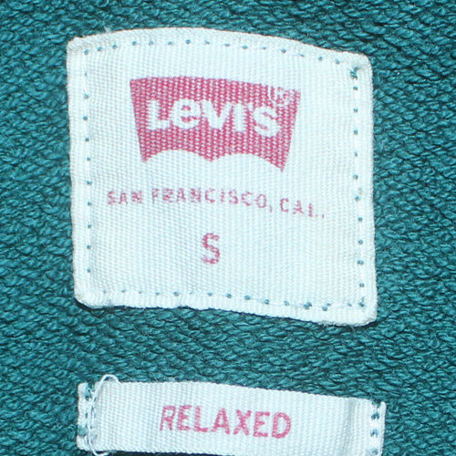 Levi's Men's Green Pullover Relaxed Fit Hoodie Size S