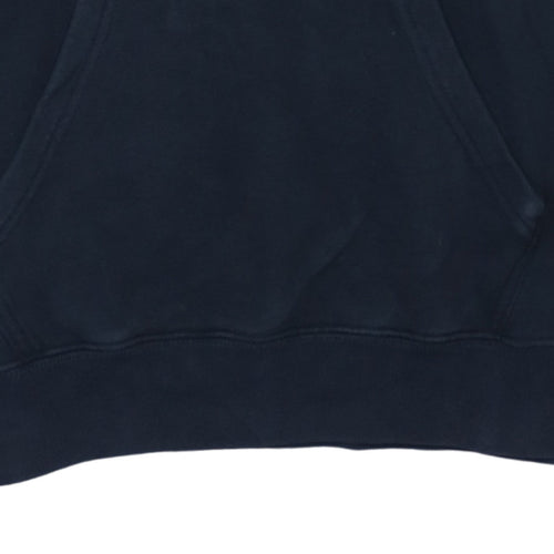 Champion Men’s Blue Pullover Hoodie Small Logo Fleece Sweatshirt