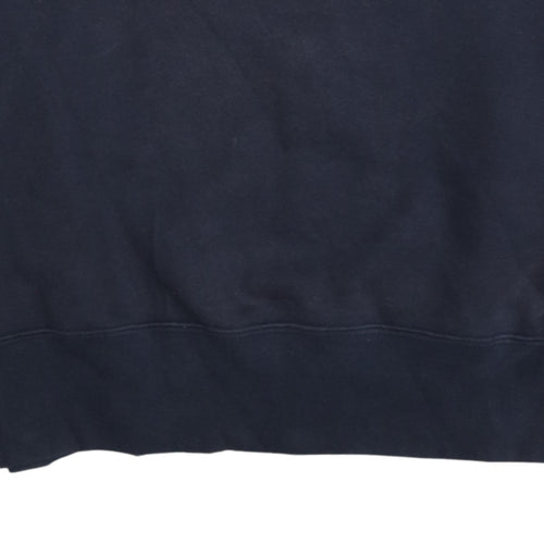 Champion Men's Blue Small Pullover Sweatshirt Crew Neck Embroidered Logo