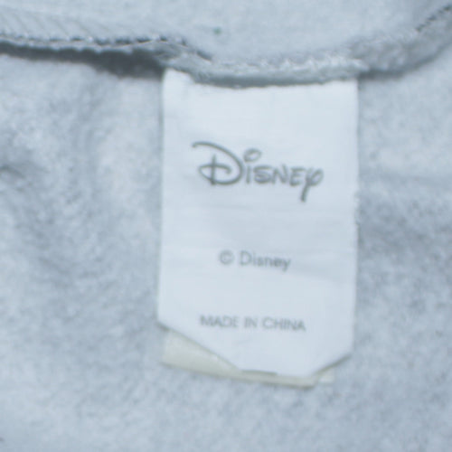 Disney Womens Grey XS Sweatshirt Mickey & Minnie Embroidered Pullover