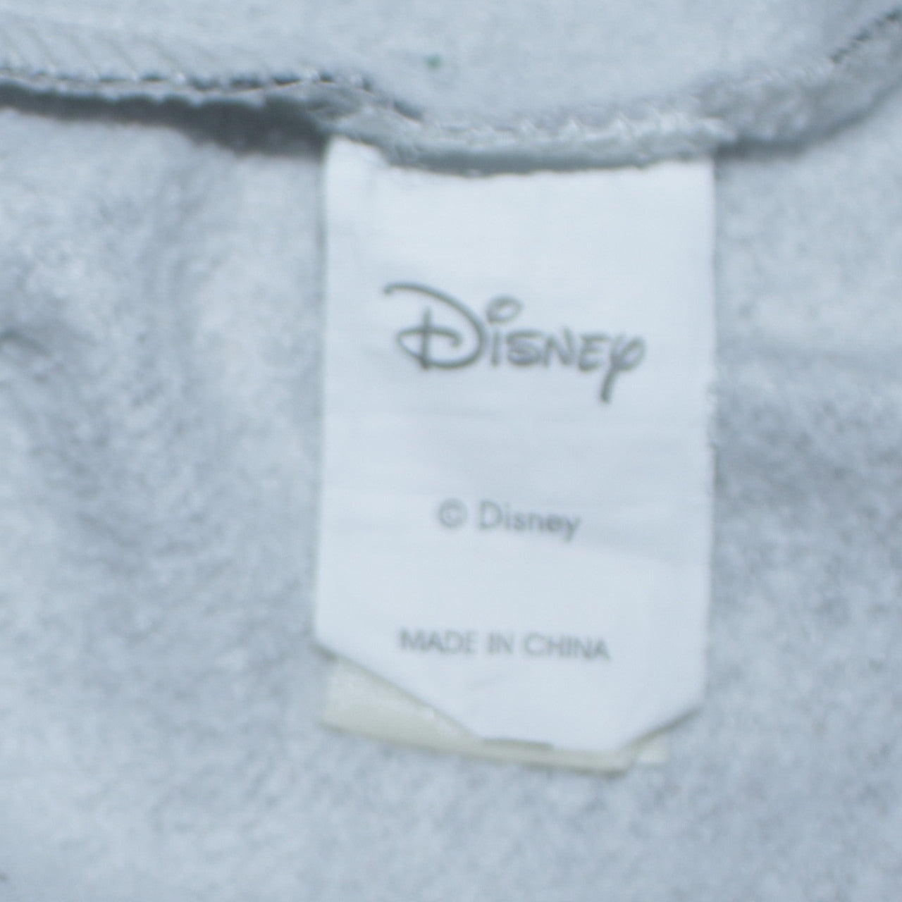 Disney Womens Grey XS Sweatshirt Mickey & Minnie Embroidered Pullover