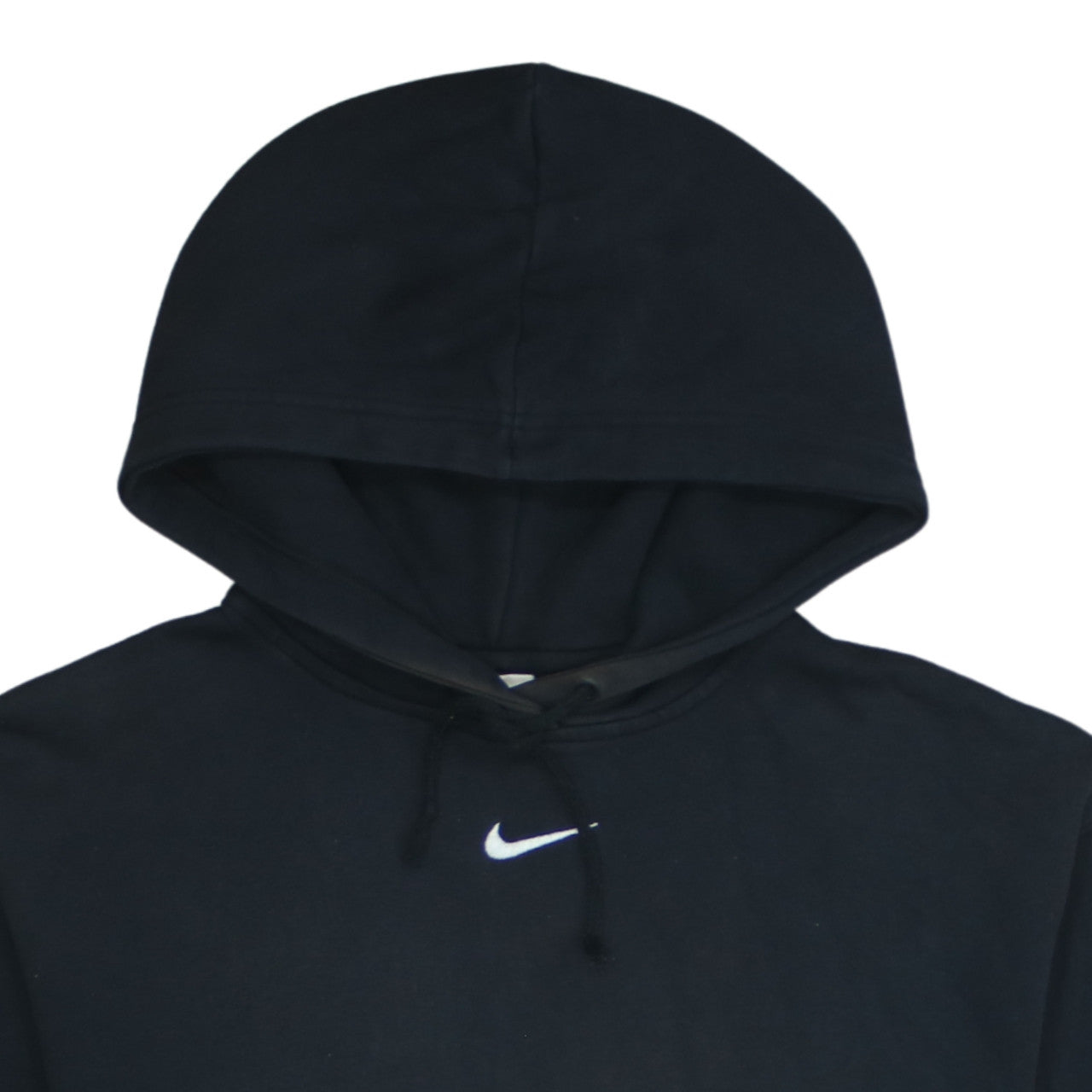 Nike Men’s Black Pullover Hoodie Medium Fleece Logo Sportswear
