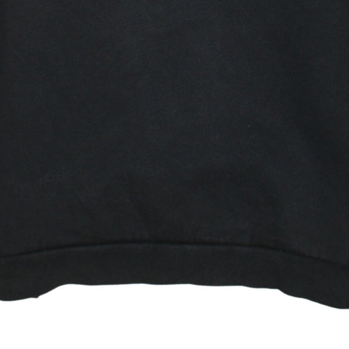 Puma Men's Black M Crew Neck Logo Pullover Sweatshirt