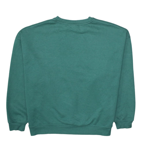 Primark NFL NY Jets Green Sweatshirt Women M 12-14 Crew Neck Pullover