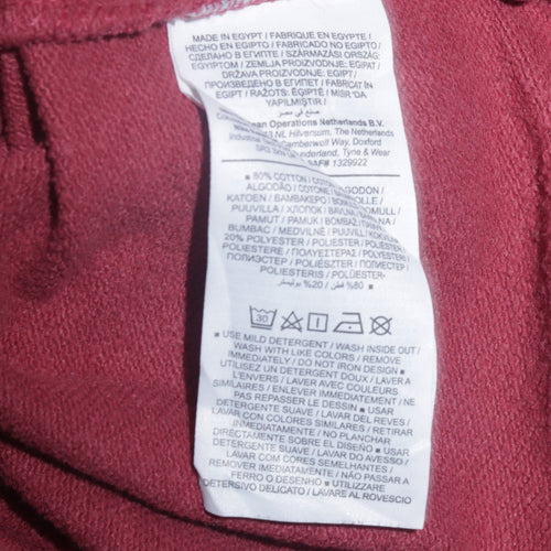 Nike Women Oversized Pink 1/4 Zip Sweatshirt Small Logo Pullover