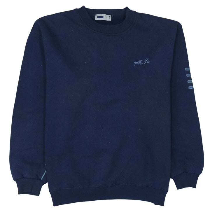 FILA Men's Blue Crew Neck Pullover Sweatshirt Size M