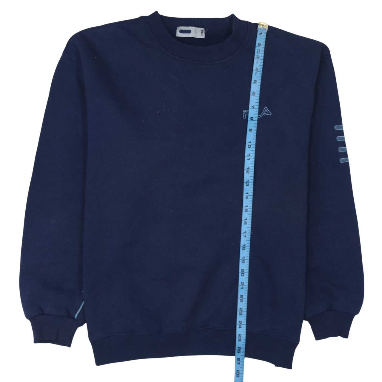 FILA Men's Blue Crew Neck Pullover Sweatshirt Size M