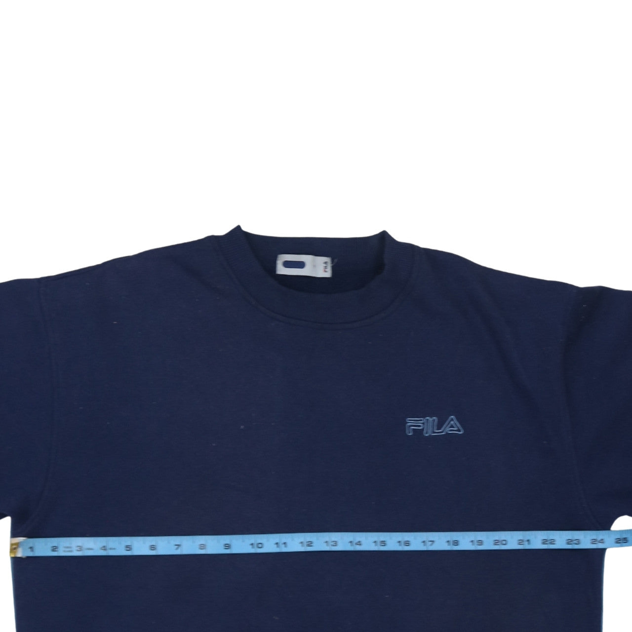 FILA Men's Blue Crew Neck Pullover Sweatshirt Size M