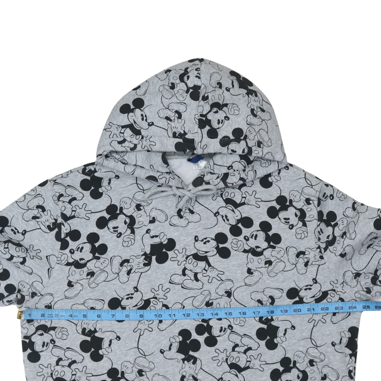 H&M Divided Disney Grey Mickey Mouse Hoodie Womens XL Pullover Fleece