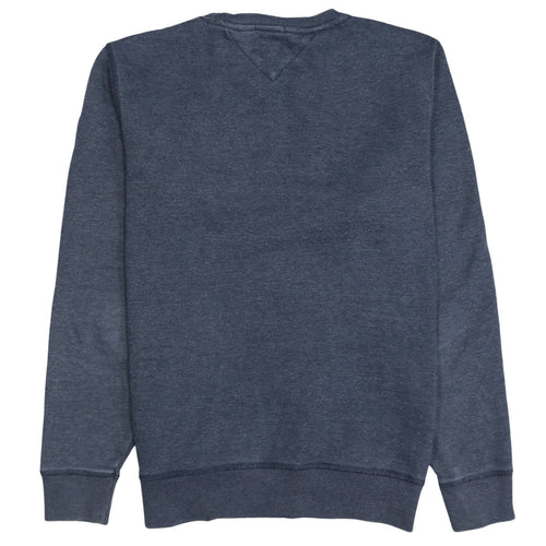 Tommy Jeans Men's Blue Regular Fit Crew Neck Sweatshirt Size S