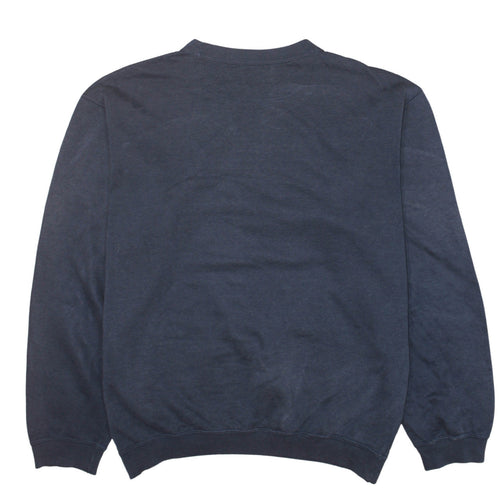Champion Men's Blue XL Pullover Sweatshirt Crew Neck Embroidered Logo