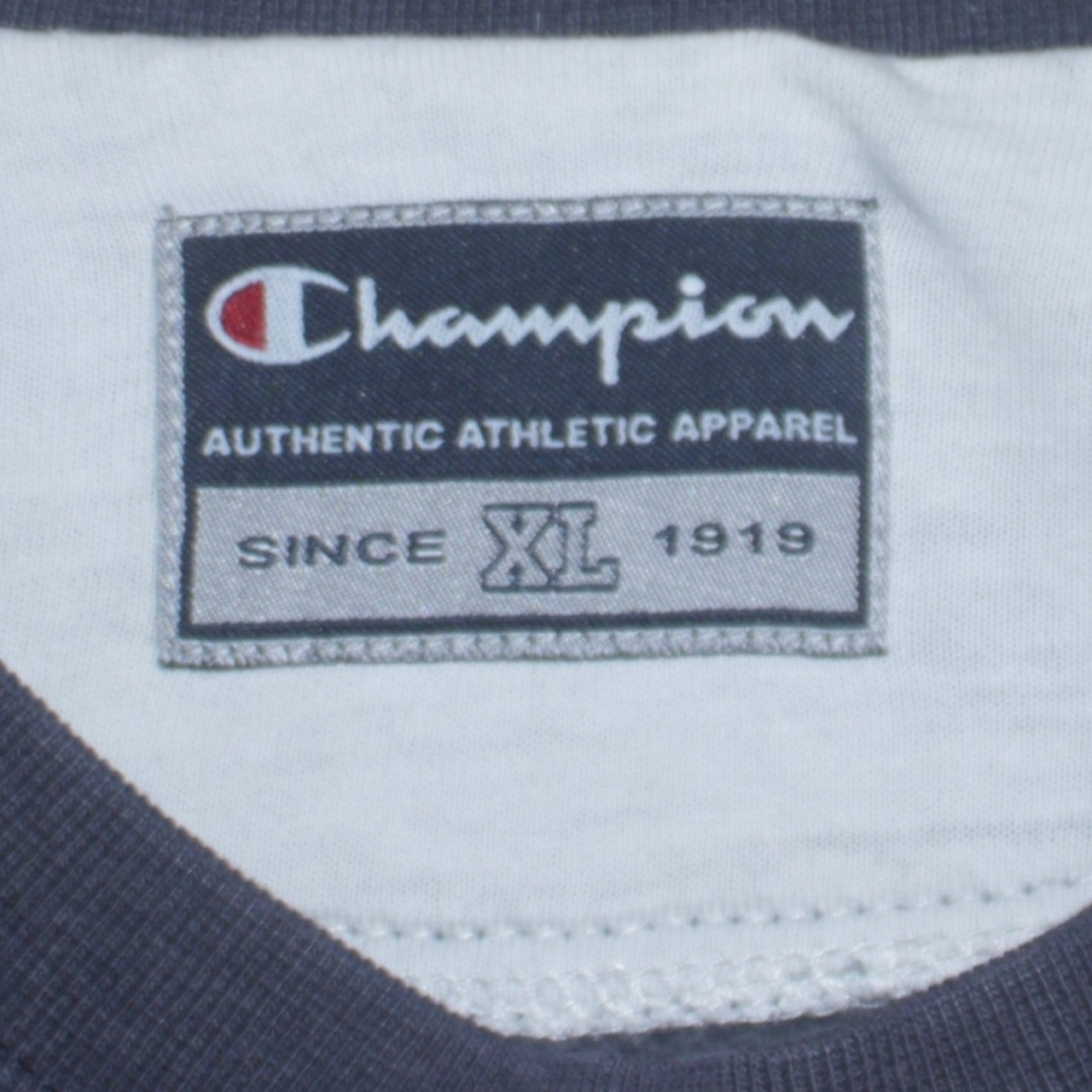 Champion Men's Blue XL Pullover Sweatshirt Crew Neck Embroidered Logo