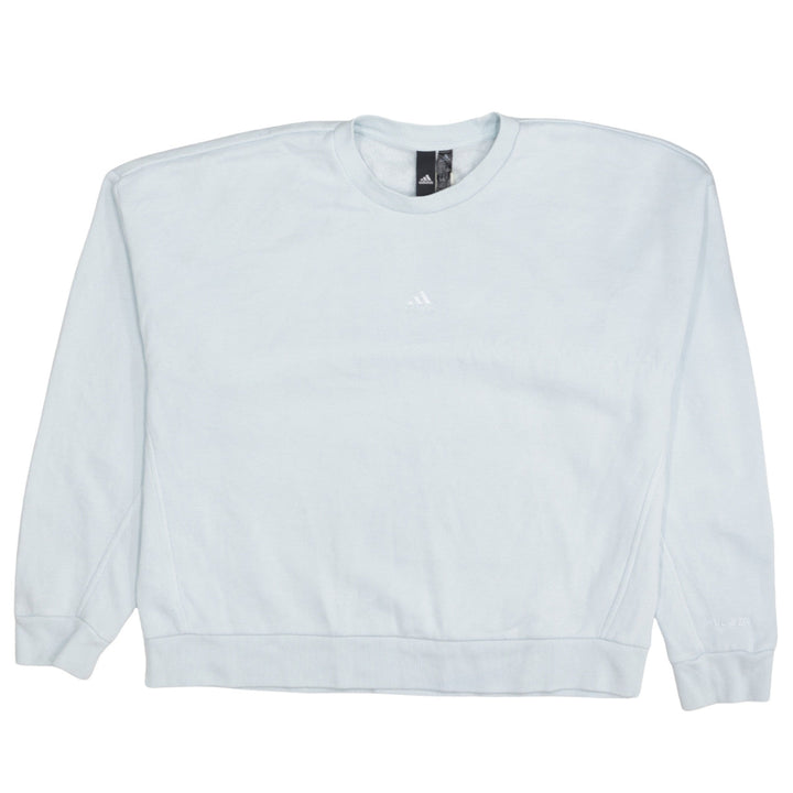 Adidas Women’s White Pullover Crew Neck Sweatshirt Size L