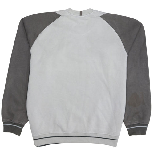 Adidas Men’s Grey Small Crew Neck Pullover Sweatshirt