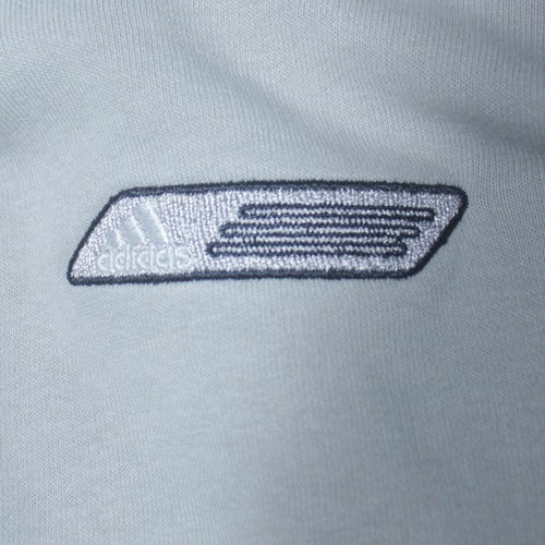 Adidas Men’s Grey Small Crew Neck Pullover Sweatshirt