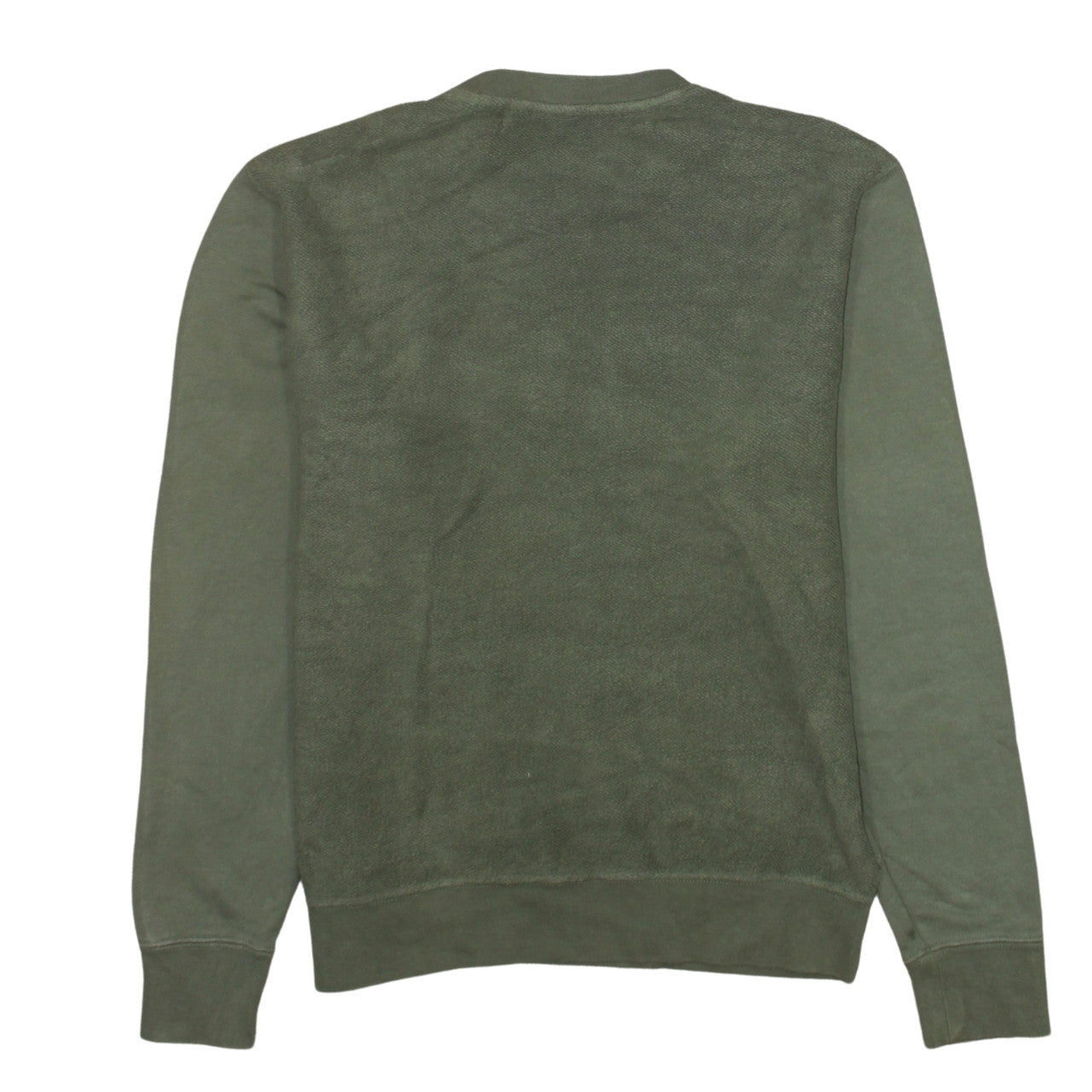 Nike Womens Khaki Green Crew Neck Logo Sweatshirt Size S
