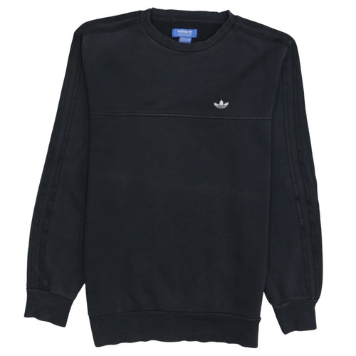 Adidas Men's Black XS Crew Neck Pullover Sweatshirt