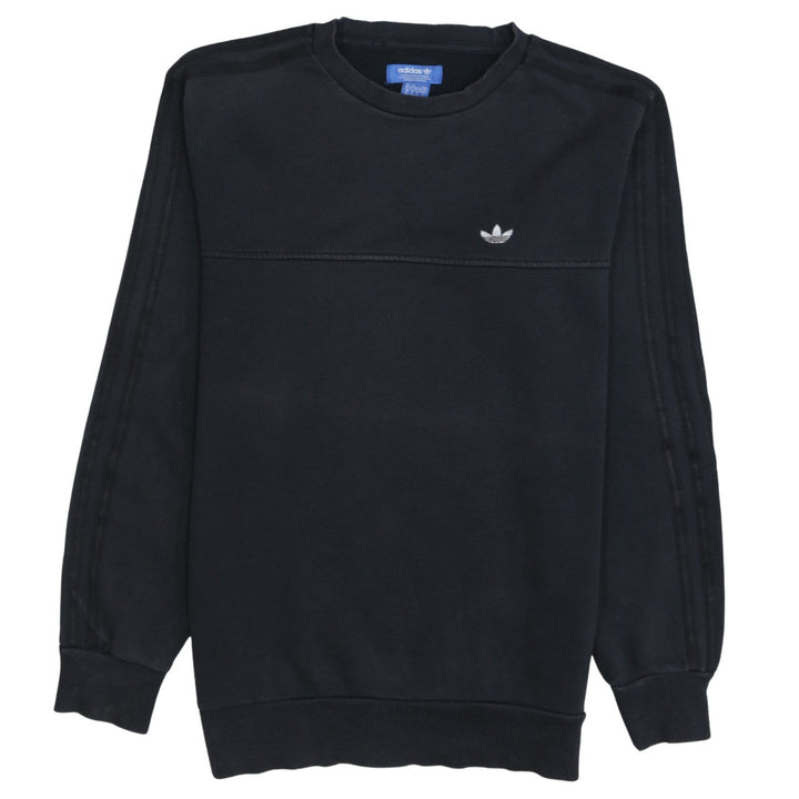 Adidas Men's Black XS Crew Neck Pullover Sweatshirt