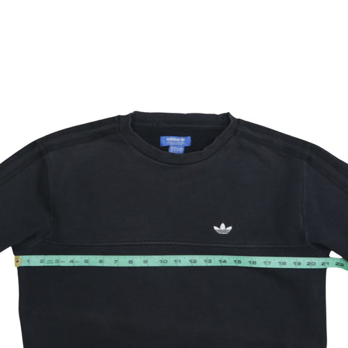 Adidas Men's Black XS Crew Neck Pullover Sweatshirt