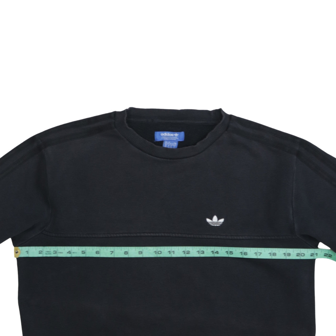 Adidas Men's Black XS Crew Neck Pullover Sweatshirt