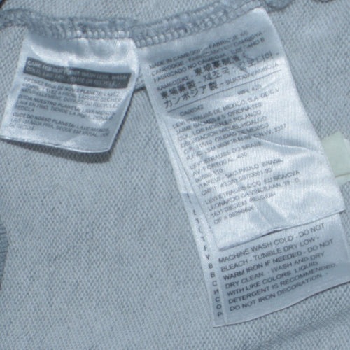 Levi's Women's Grey Small Logo Crew Neck Pullover Sweatshirt