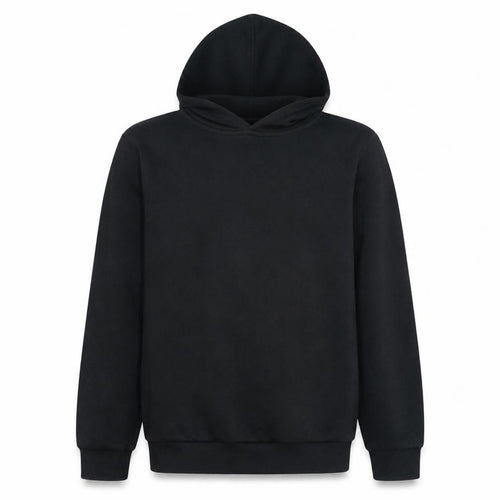 Puma Boys Black Pullover Hoodie Size 164 Cotton Blend Logo Sportswear