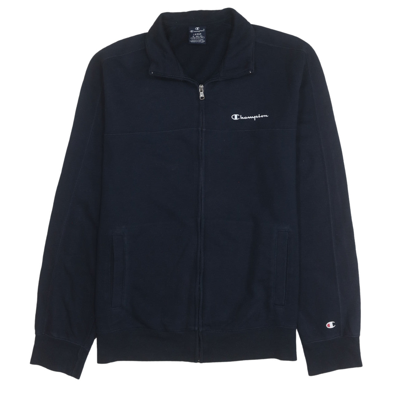 Champion Men's Blue Full Zip Sweatshirt Jacket Size L
