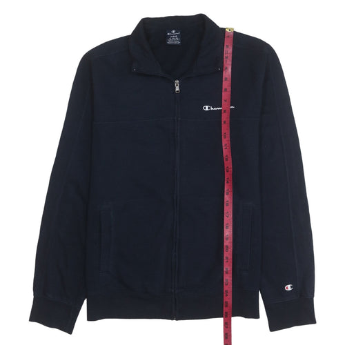 Champion Men's Blue Full Zip Sweatshirt Jacket Size L