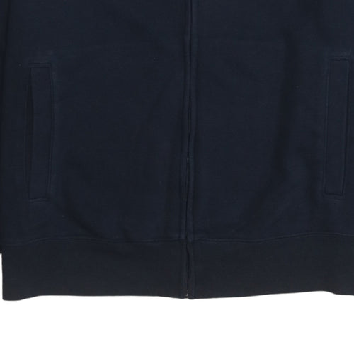 Champion Men's Blue Full Zip Sweatshirt Jacket Size L
