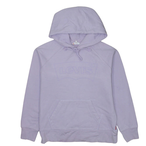 Levi's Women Lilac Pullover Hoodie Cotton Blend Size M