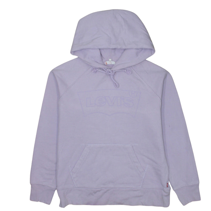 Levi's Women Lilac Pullover Hoodie Cotton Blend Size M