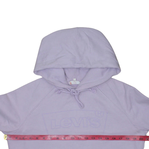 Levi's Women Lilac Pullover Hoodie Cotton Blend Size M
