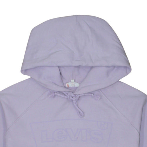 Levi's Women Lilac Pullover Hoodie Cotton Blend Size M