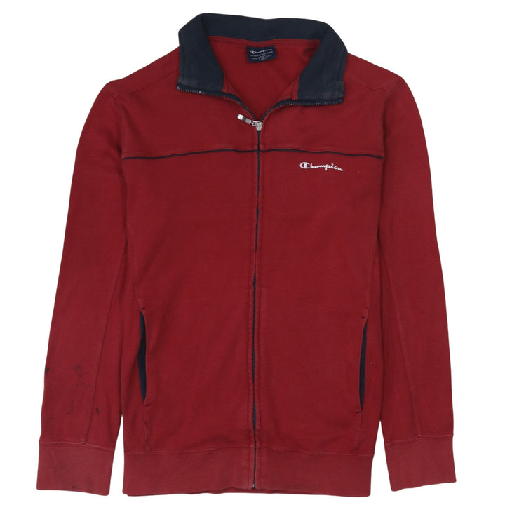 Champion Men's Red Full Zip Sweatshirt Size M Athletic Classic