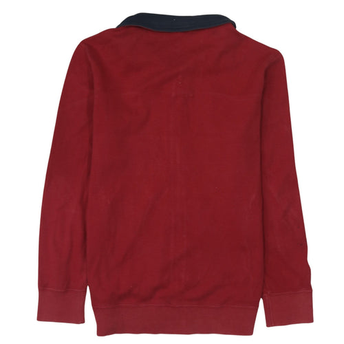 Champion Men's Red Full Zip Sweatshirt Size M Athletic Classic