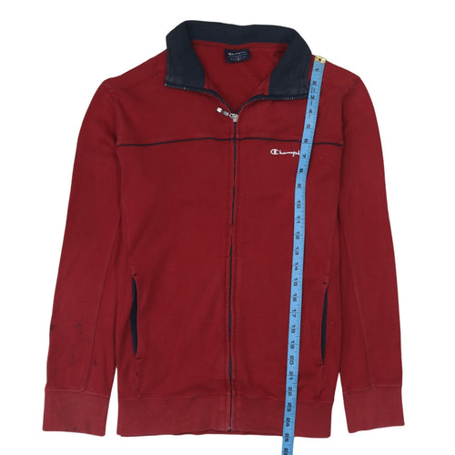 Champion Men's Red Full Zip Sweatshirt Size M Athletic Classic