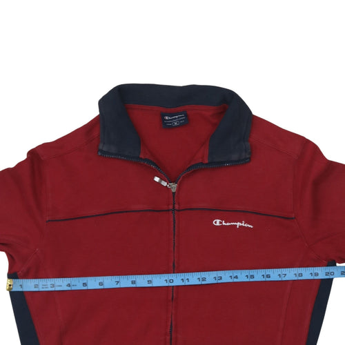 Champion Men's Red Full Zip Sweatshirt Size M Athletic Classic