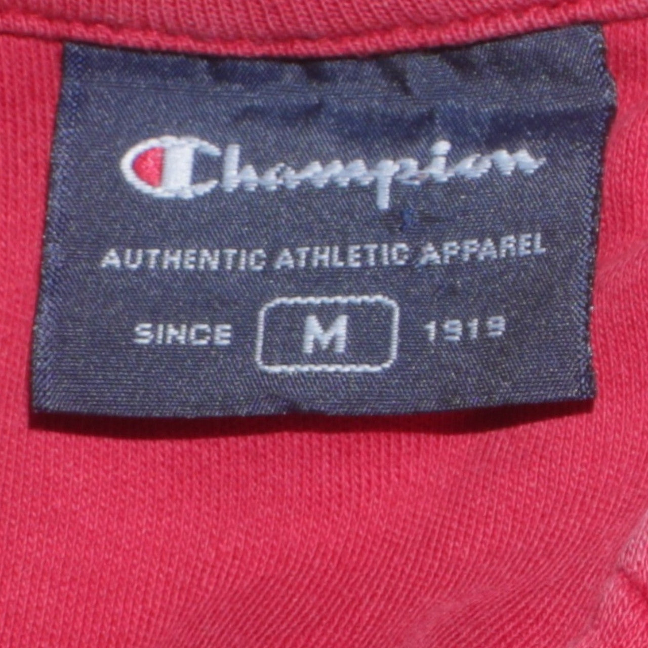 Champion Men's Red Full Zip Sweatshirt Size M Athletic Classic